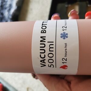 Pink Vacuum Bottle 500ml